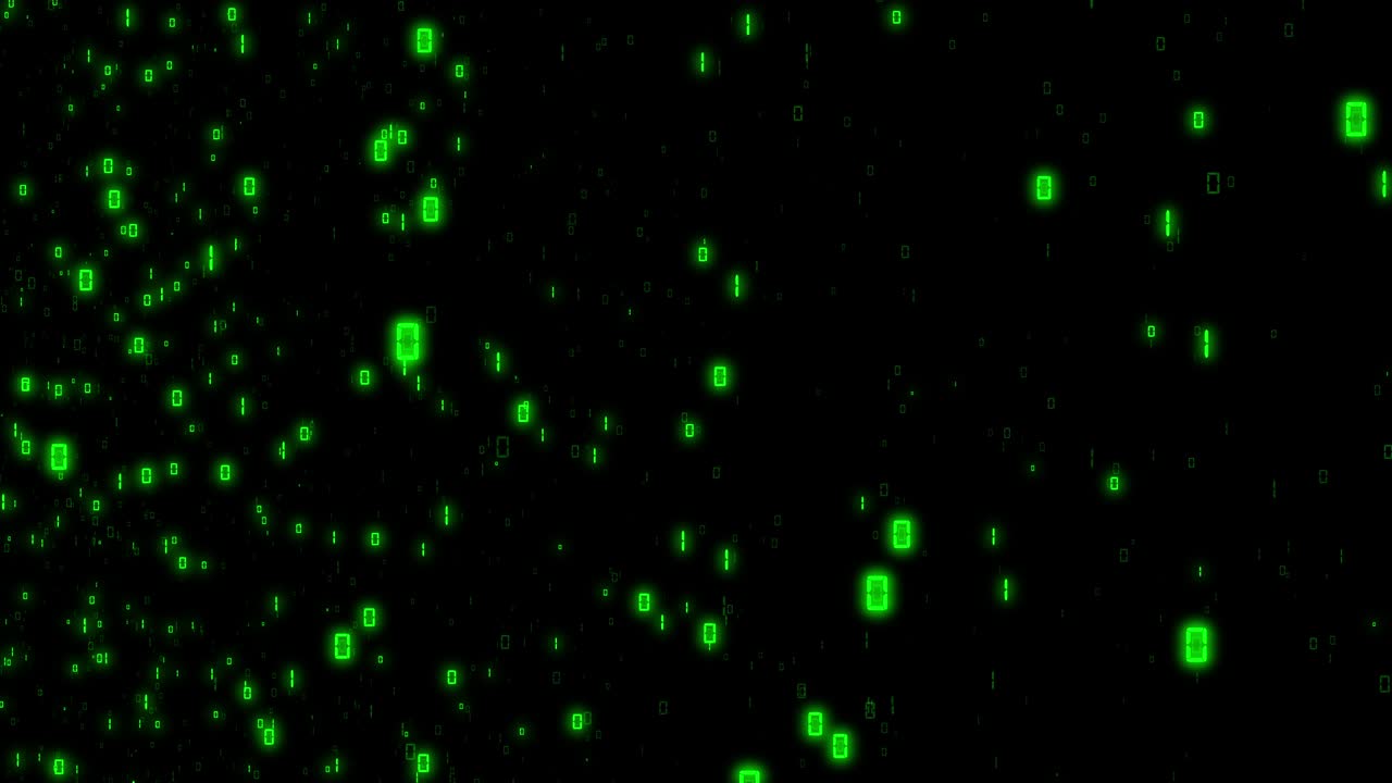 Abstract background with binary code