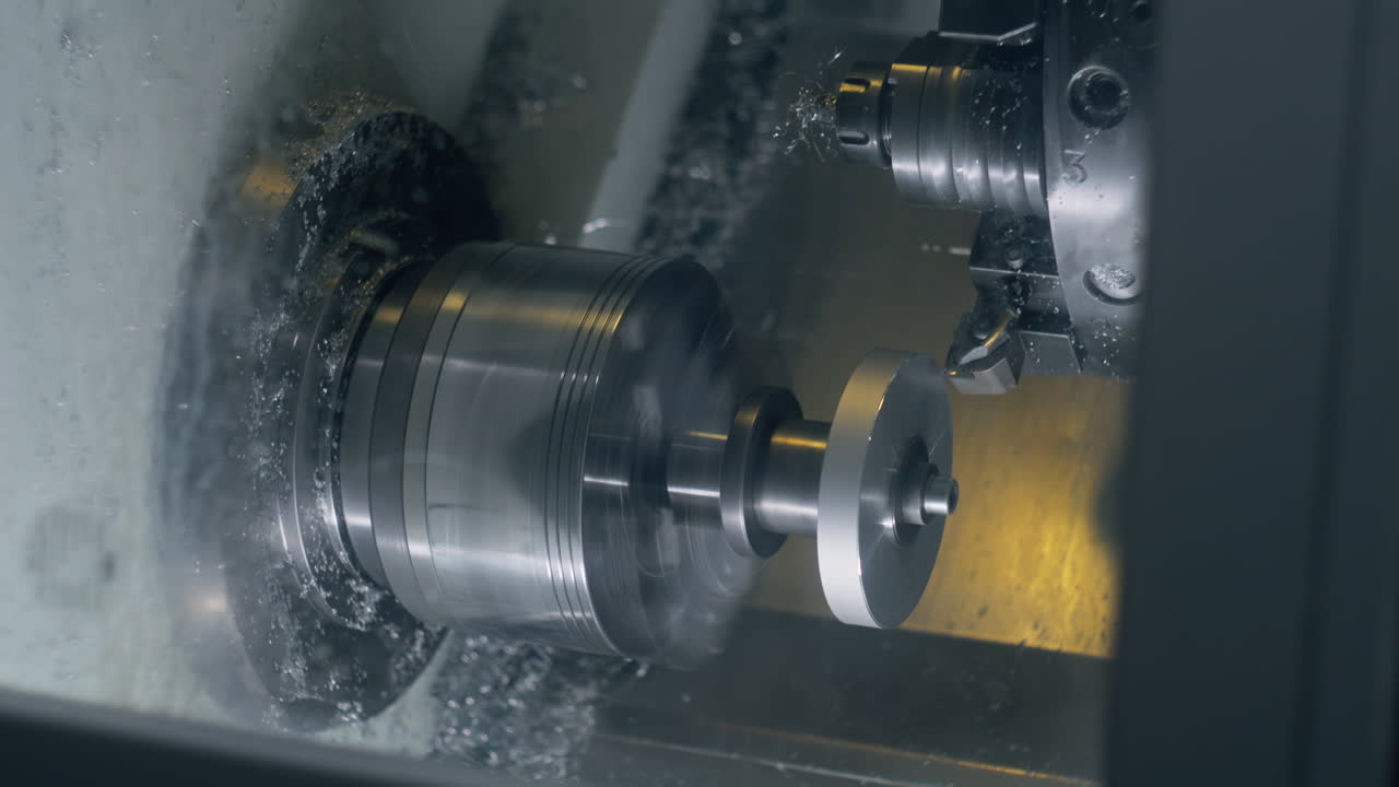 금속 절단 기계와 회전 밀링 조합 공작 조각 lathe