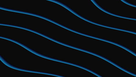 blue waves pattern on black gradient