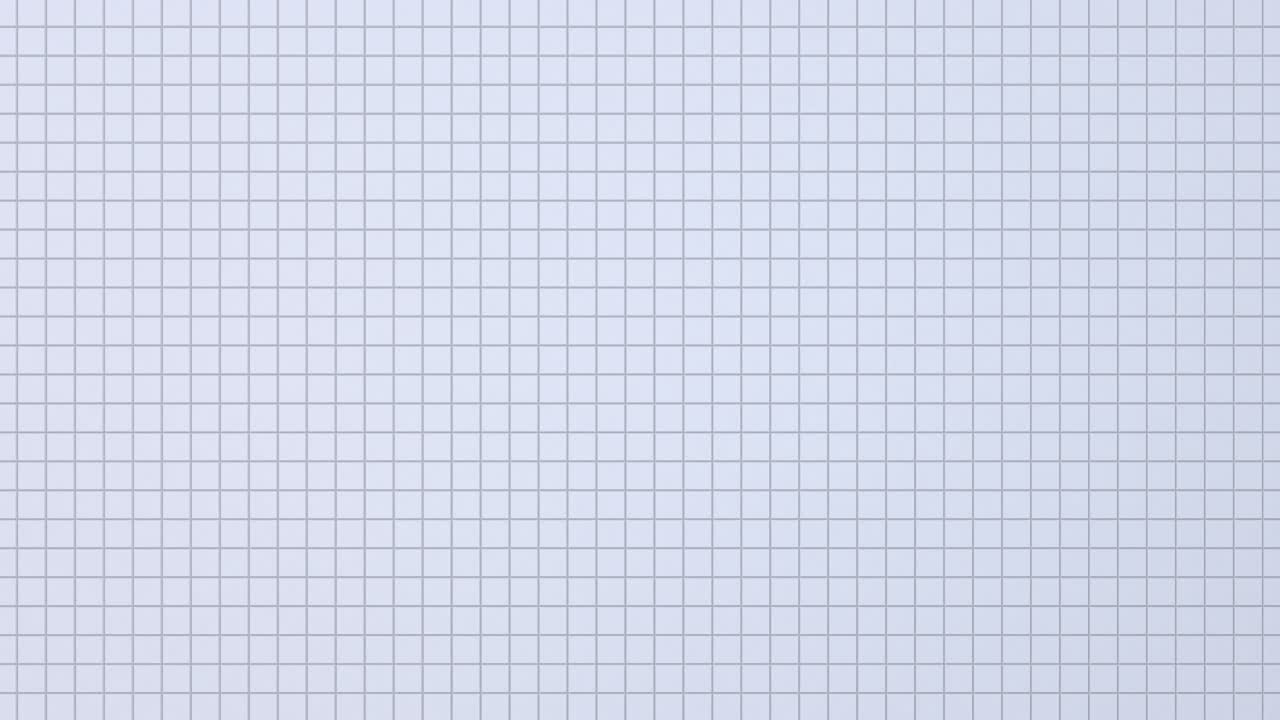 Moving abstract cubic surface background on white