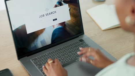 online recruitment, laptop search