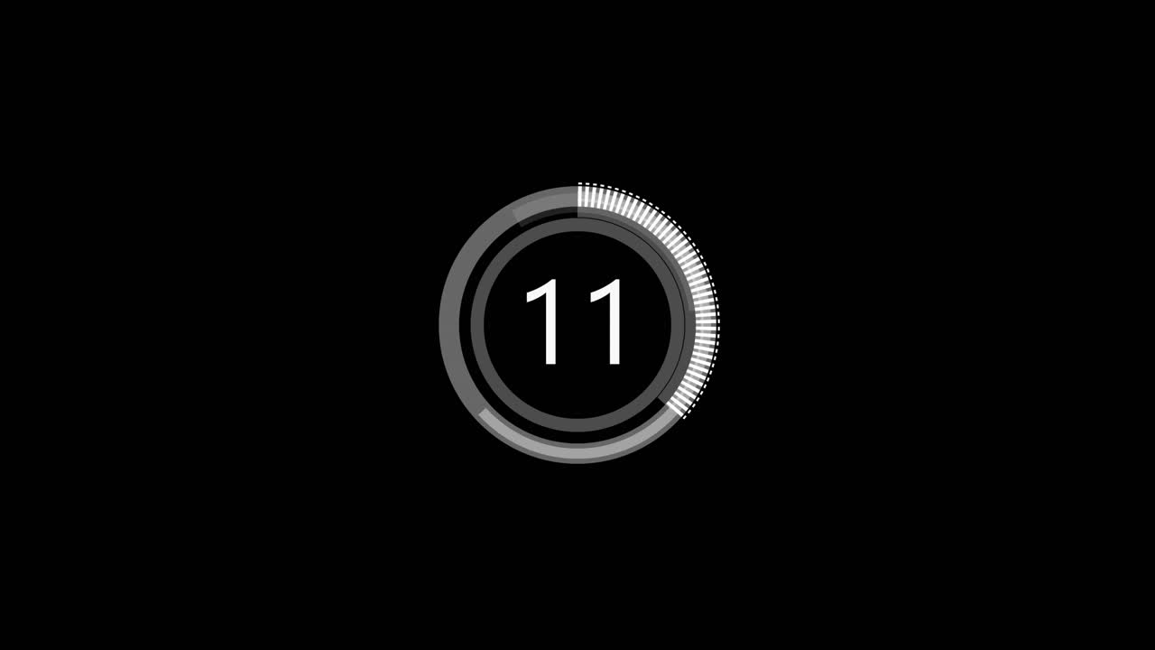 Digital numbers timer displays countdown timer stopwatch animation perfect for countdowns deadline