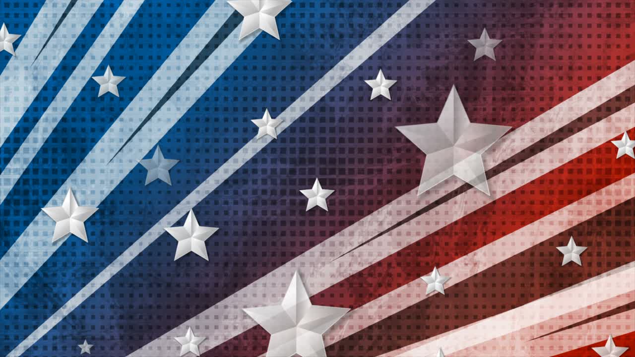 concepto de grunge bandera de los estados unidos fondo de movimiento abstracto