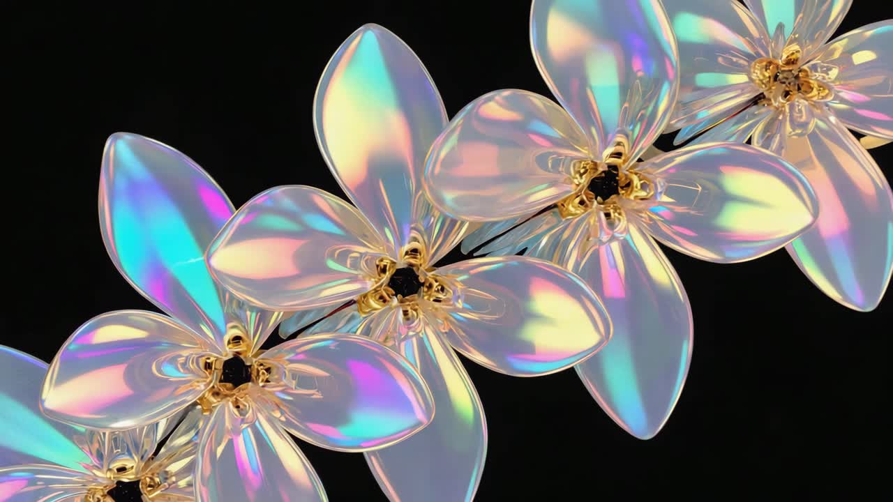 Iridescent Floral Arrangement