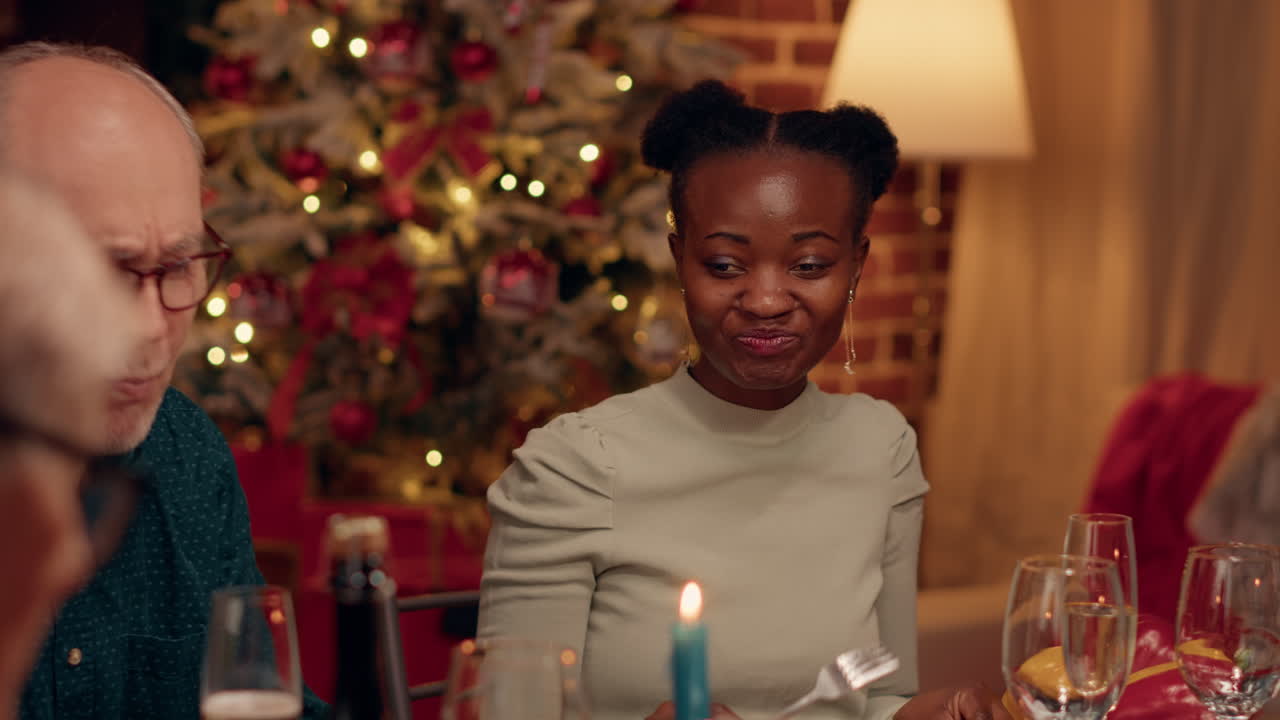 Festive Christmas Family Dinner