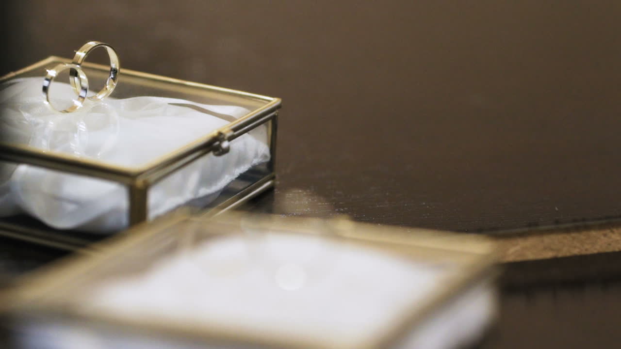 금 결혼 반지 결혼식 배경