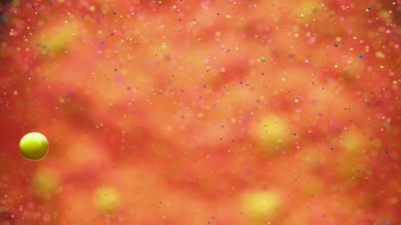 movimiento lento colores brillantes burbujas de aceite hermosa pintura color del universo movimiento de primer plano multicolor. pintura acrílica. superficie fantástica. abstracto pintura de colores estructura de metamorfosis burbujas coloridas