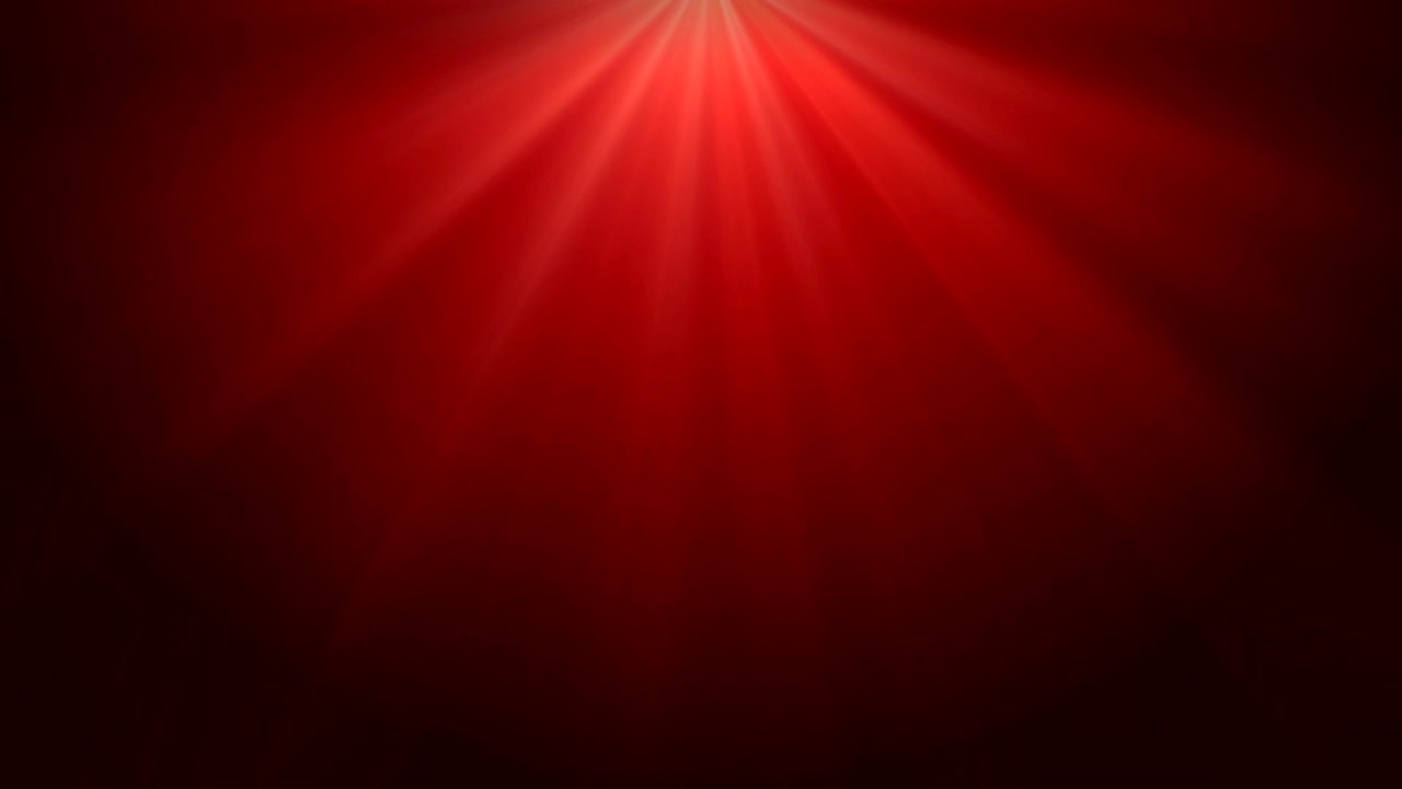 rayo de luz de punto en el fondo rojo de feliz navidad. bucle 4k