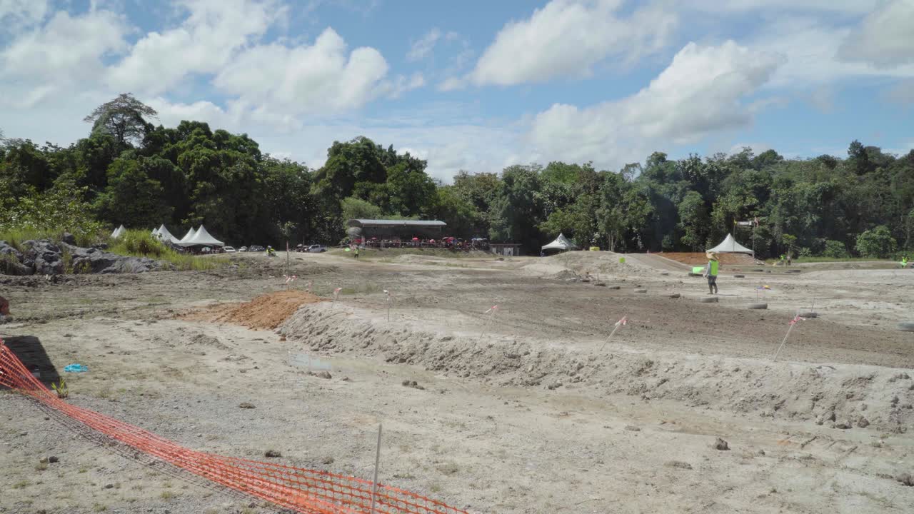 Serikin Bau Motocross,Dirt Bike Race,Kuching,Borneo.