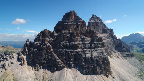 parque natural nacional de tre cime en los alpes dolomitas. la hermosa naturaleza de italia.