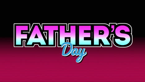 Fathers-Day-with-neon-retro-lines-on-digital-screen