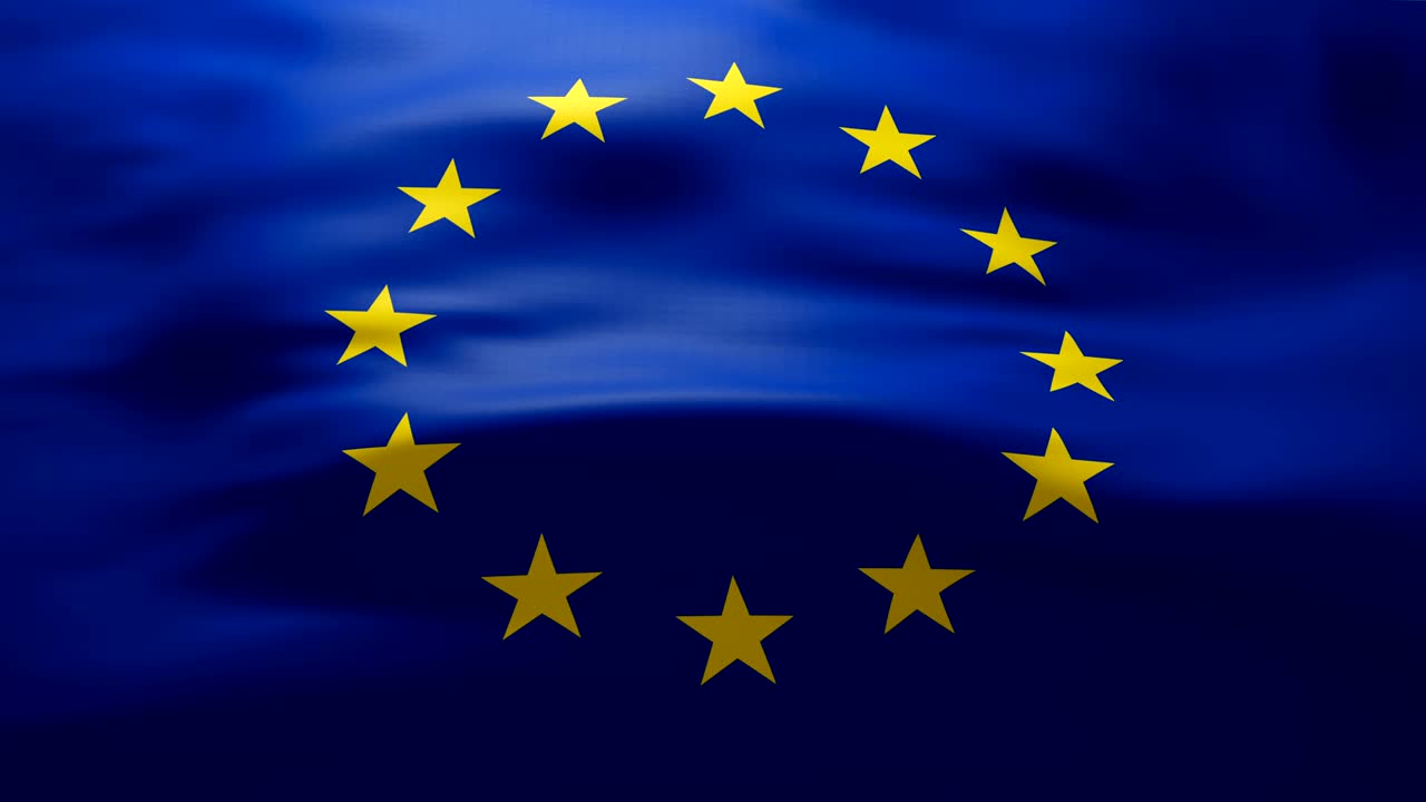 bandeira da união europeia - loop