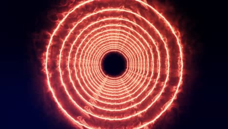 animación de túnel de círculo 3d gráficos de movimiento