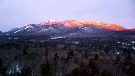 whiteface mountain, ny - dji mini sunrise drone