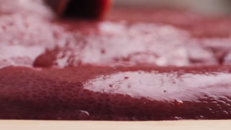 raw liver close-up