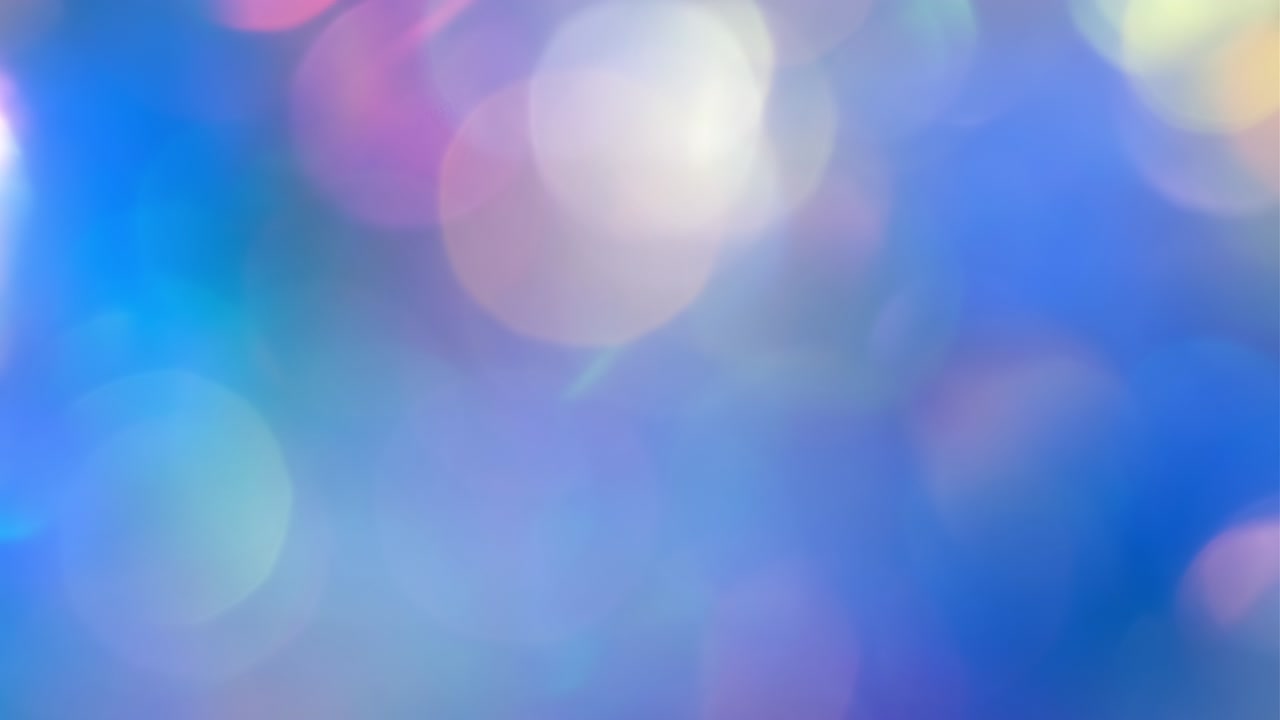 추상적인 보케 빛 효과: 파란색과 보라색, 부드러운 흐릿한 빛 효과, 플레어 빛, 전환.