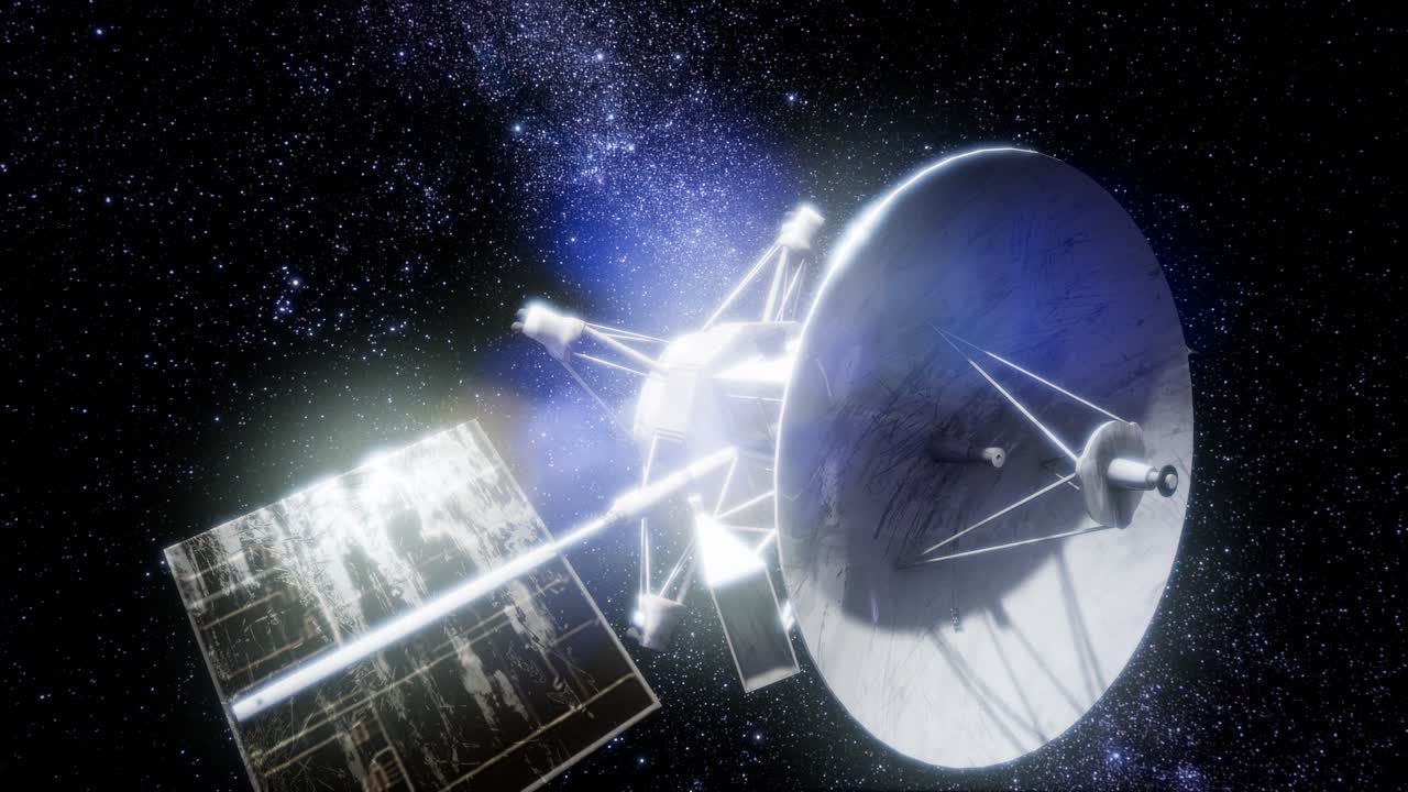 마젤란 우주선이 금성에 접근하고 있습니다.