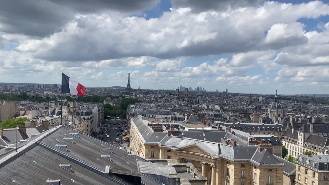 Paris Cityscape View from Above