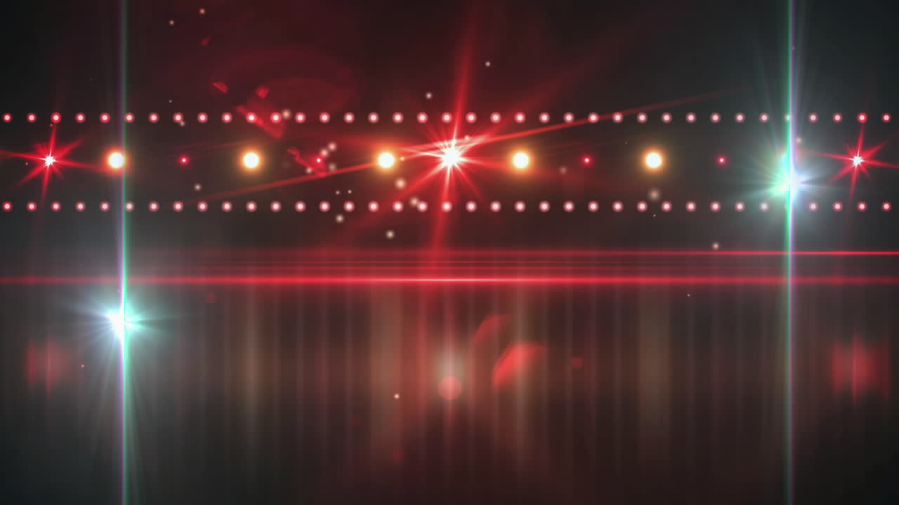 Animation of stage over light spots