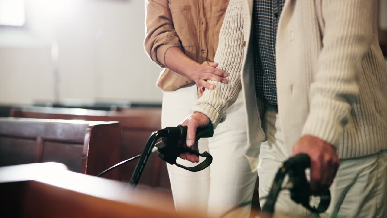 Supportive Care for the Elderly: Helping Hand and Walker Assistance