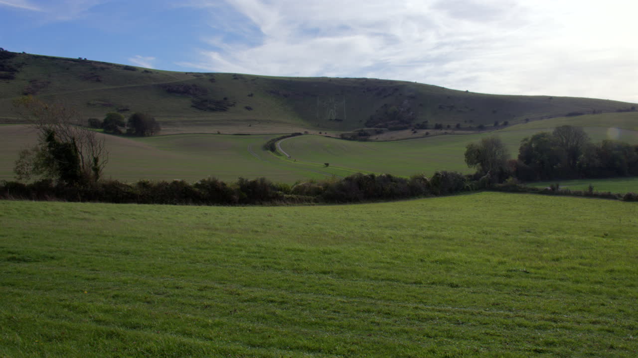 Campo lungo dell'uomo lungo di Wilmington su Windover Hill.
