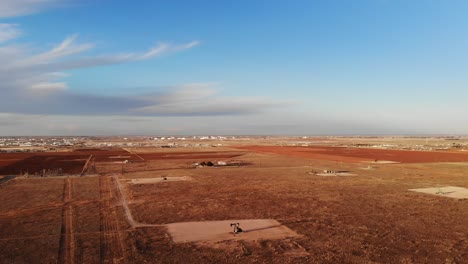 located just outside the city of midland, texas there are just fields of pumpjacks