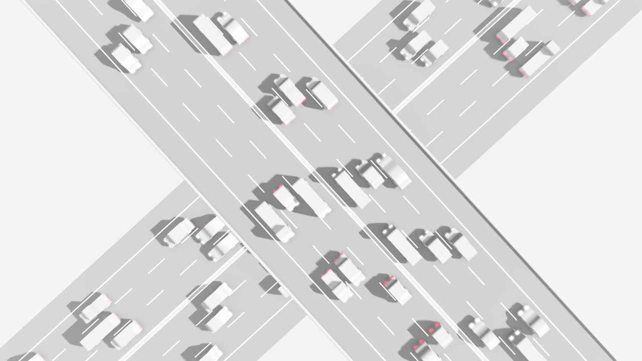 무거운 교통 다리 루핑