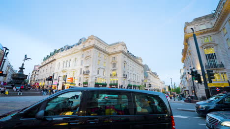 london street scene with traffic and double-decker bus