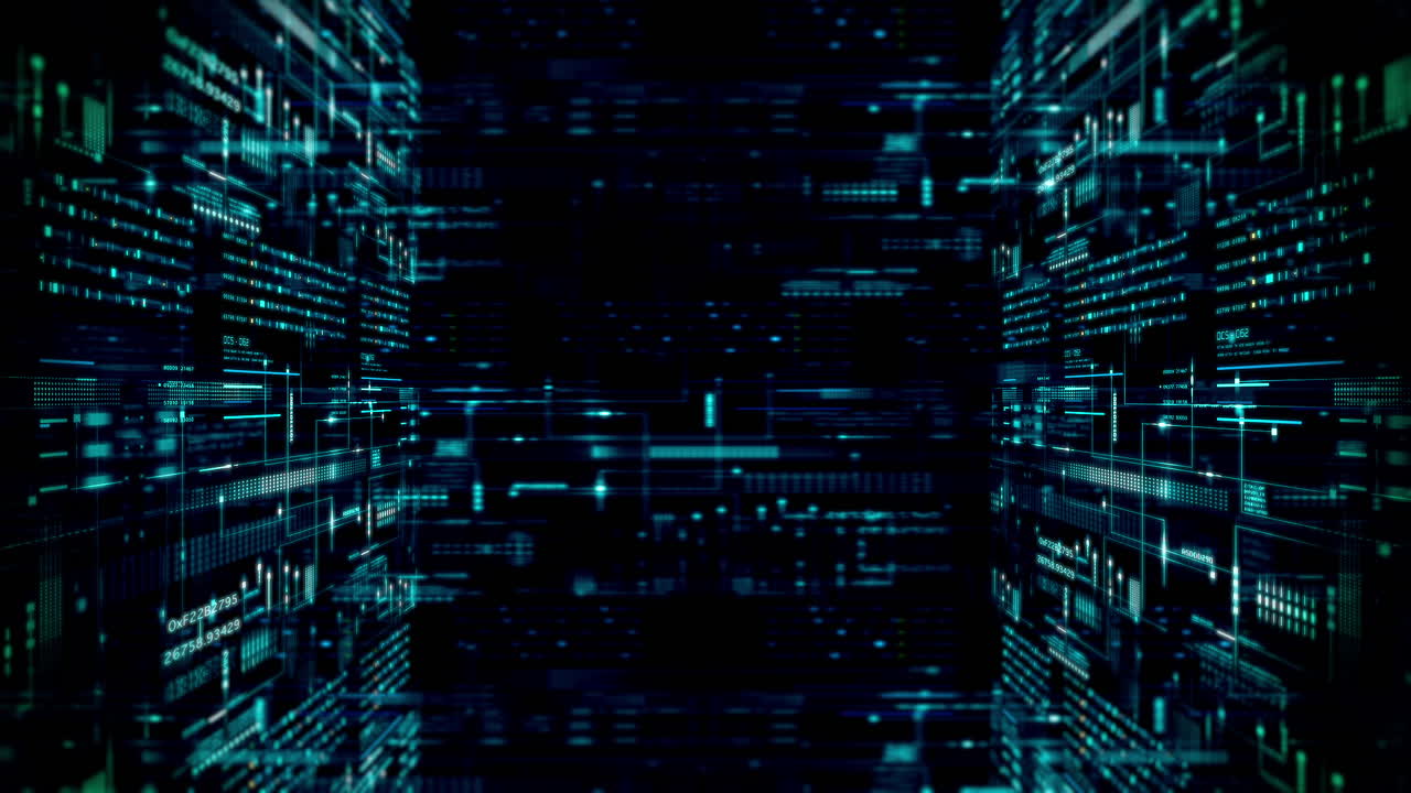 Digital Space: Abstract Visualization of Data and Network