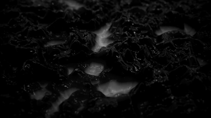 4K Abstract Ferrofluid.
