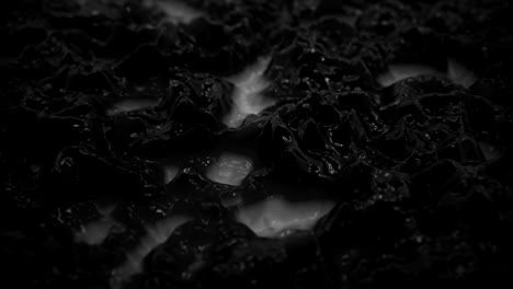 4k abstract ferrofluid.