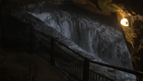 High-and-low-tide-in-the-sea-cave-at-Rosh-Hanikra