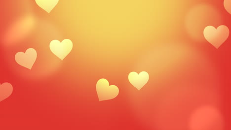 Luminous-hearts-float-on-vibrant-background