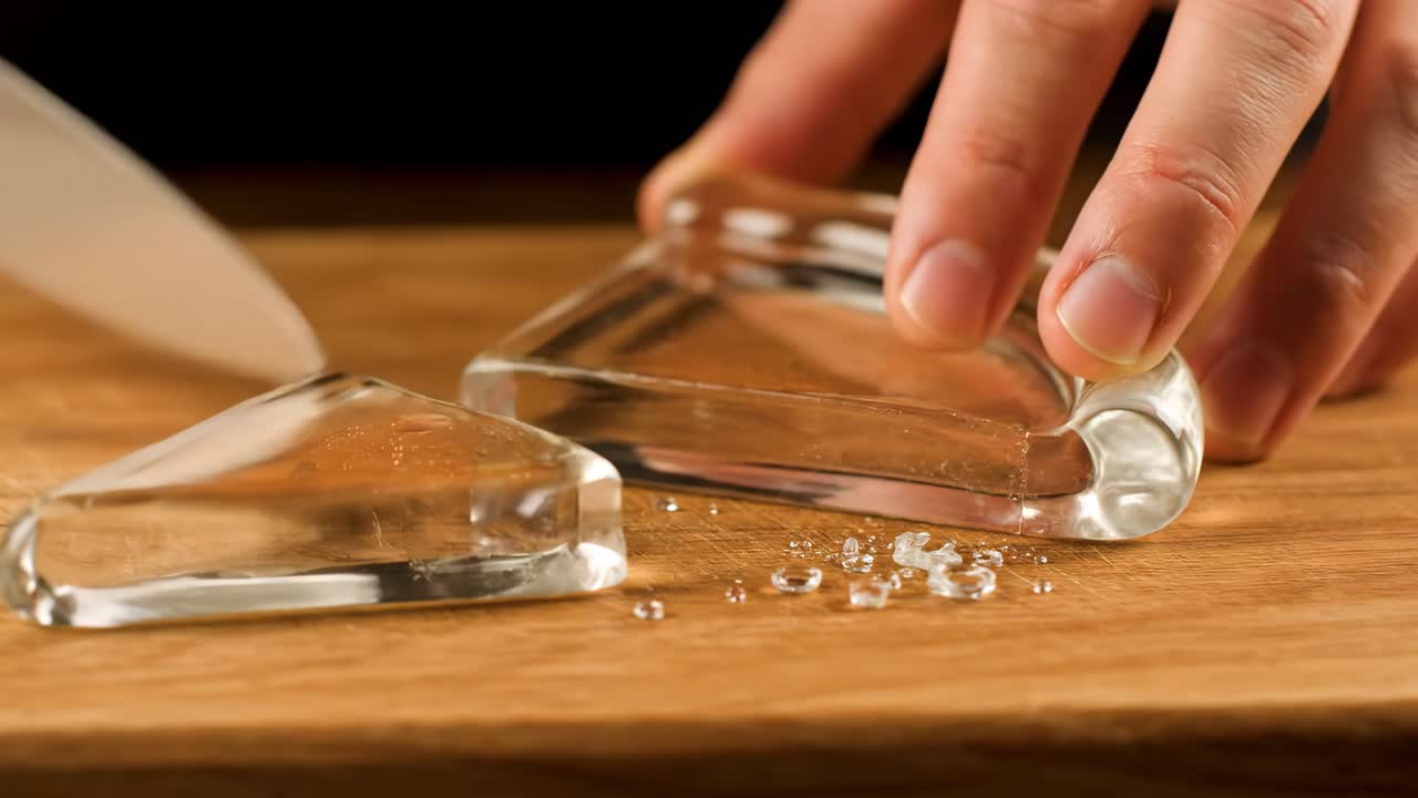 Breaking Glass with a Knife