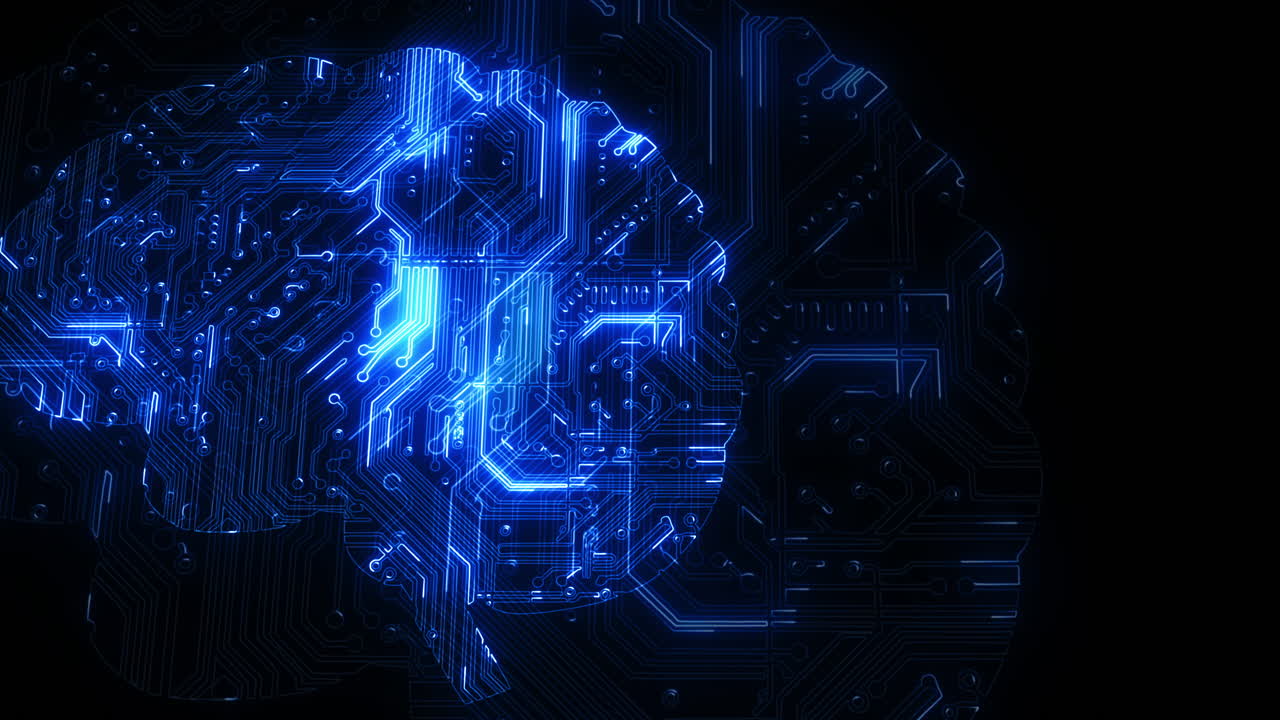 Brain Circuit Board Abstract