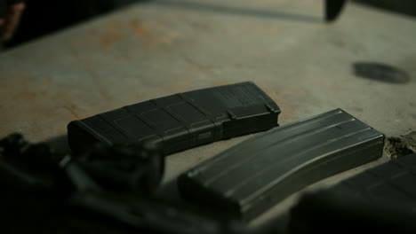 military equipment and ammunition