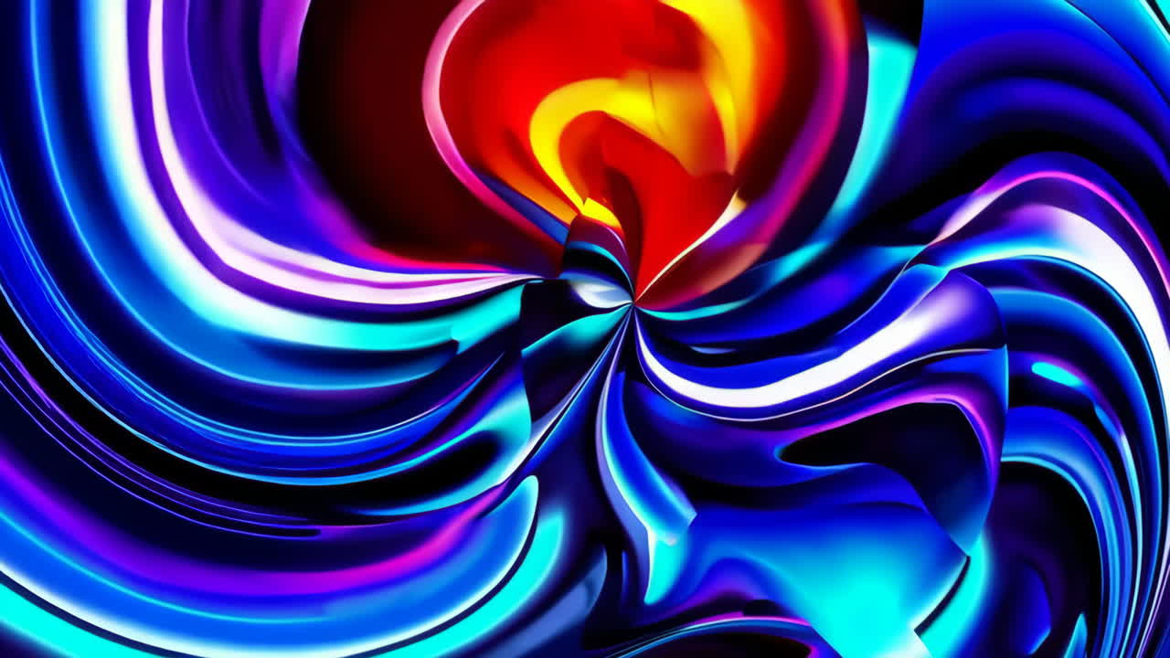 Abstract Swirling Colors