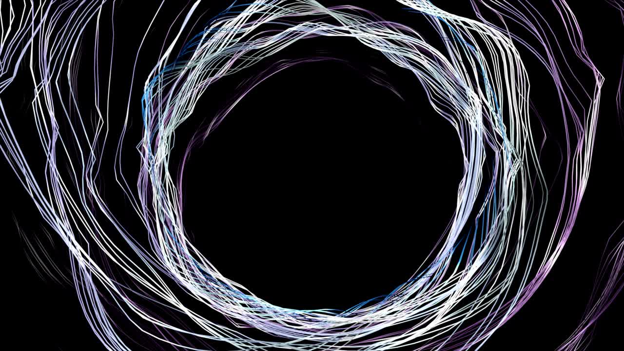 추상적인 빛의 흔적.