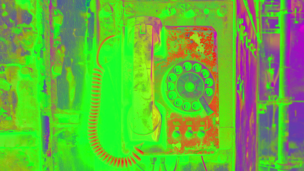 레트로 로터리 전화