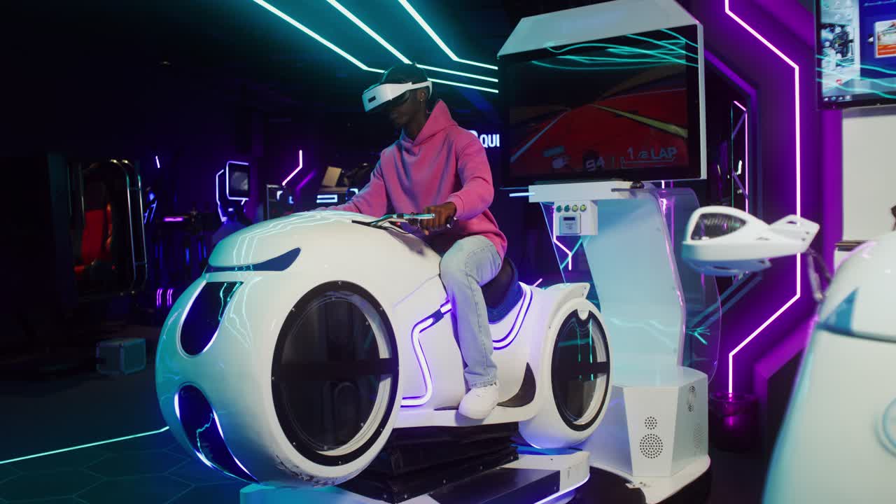 VR Motorcycle Gaming Experience