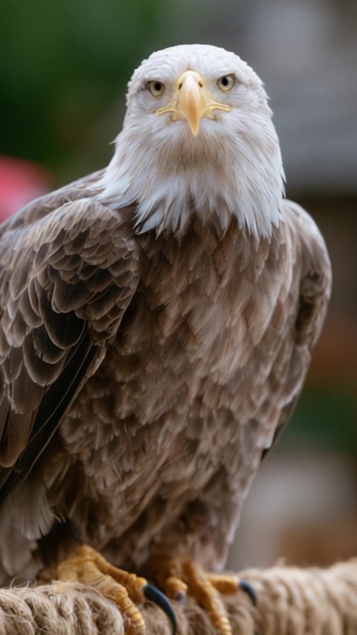 Pygargue à tête blanche majestueux en gros plan : Un spectacle époustouflant de la beauté et de la grâce de la nature, capturant les caractéristiques emblématiques de ce puissant oiseau de proie.