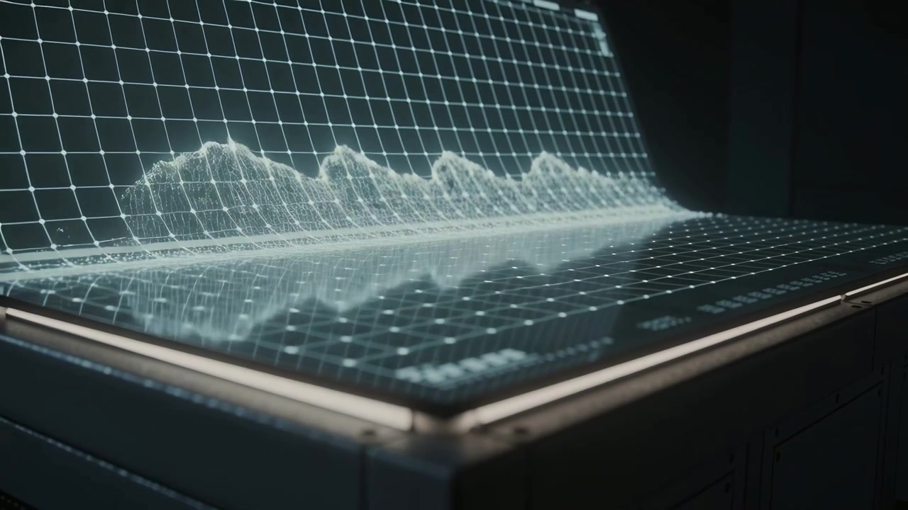 Hinge lighting driving dual panel holo forming peaks smearing onto base for diagnostics in dim lab