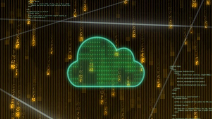 Animation of network of connections with cloud and data processing over binary coding