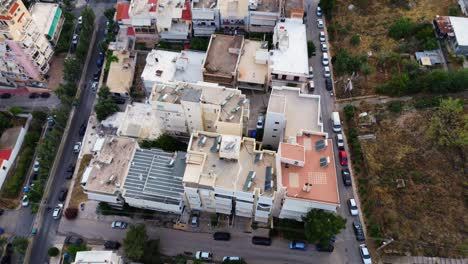 Athens,-capital-city-Greece-aerial-drone,-Establishing-panoramic-urban-cityscape-scenic-view