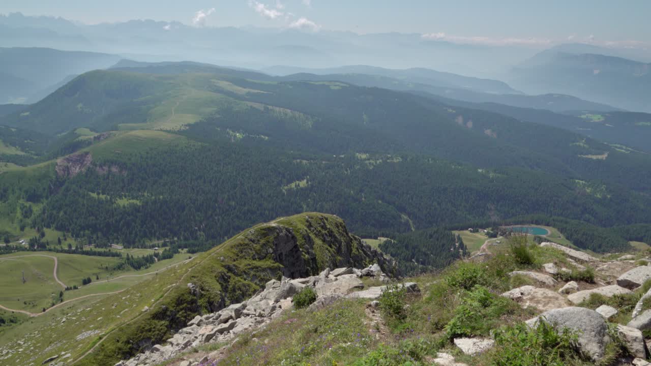 View from Mount Little Ifinger towards Hafling - Avelengo, South Tyrol, Italy