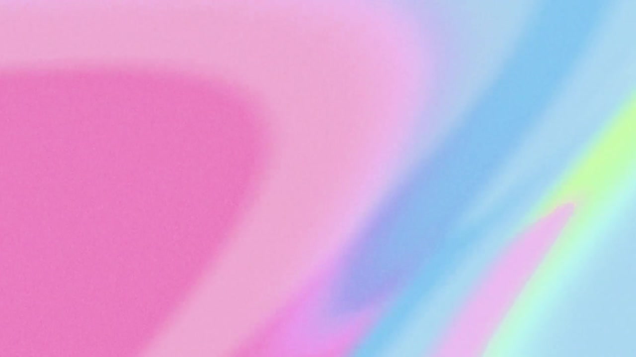 부드러운 분홍색과 파란색의 파도가 끊임없이 흐르는 애니메이션