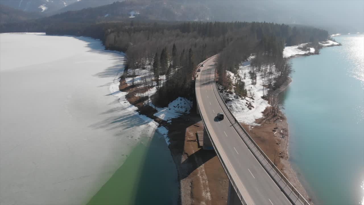 silvensteinsee 뮌헨 독일에서 다리