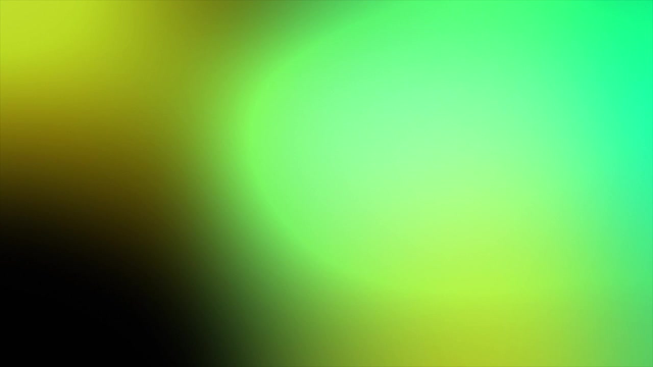 Abstract Green Light Leaks and Soft Bokeh Transitions