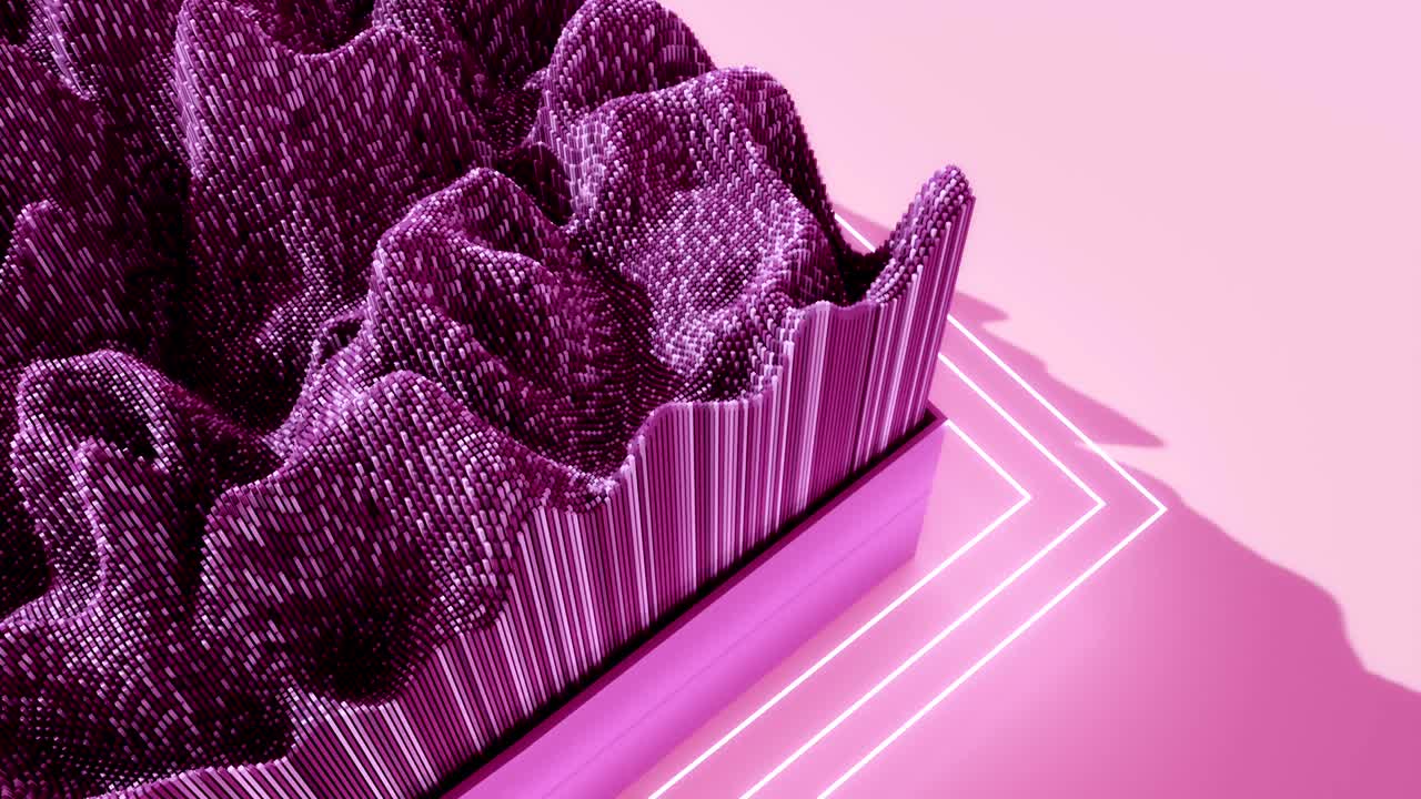 diseño cúbico minimalista de 4k.