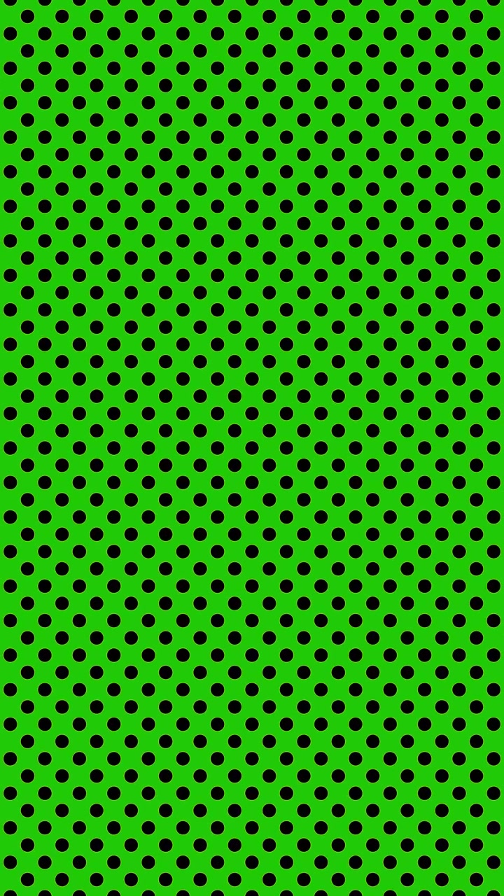 Abstrakt grøn polkaprikket mønsteranimation